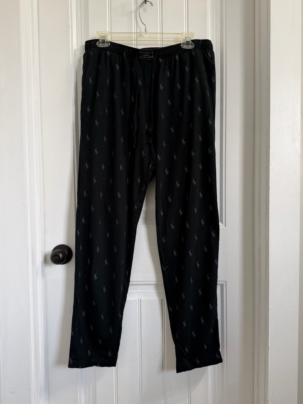 Ralph Lauren Blue Polo Logo Lounge Sleep Pants